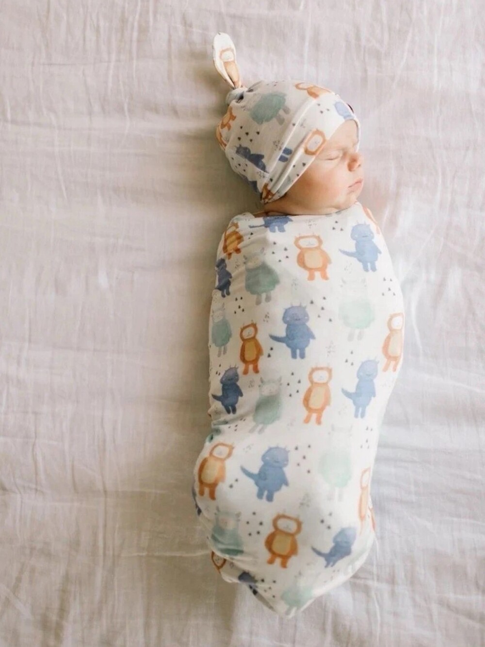 NEW Copper Pearle "Max" Single Knit Swaddle Blanket, Large (46x46")